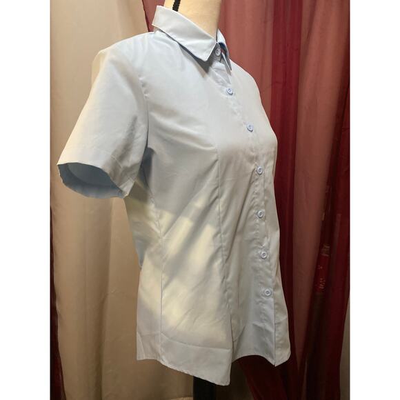 Womens Light Blue uniform shirt, size Small - Picture 5 of 9